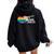 Kiss More Girls Lgbt Lgbtq Pride Awareness Lesbian Women Women Oversized Hoodie Back Print Black