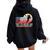 I Know I Play Like A Girl Try To Keep Up Lacrosse Women Oversized Hoodie Back Print Black