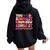 You Know It Now Show It Test Day Teacher Student Women Oversized Hoodie Back Print Black