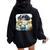 Labrador Retriever Dog Dogs Us Flag Duck Hunter Women Oversized Hoodie Back Print Black