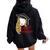 Latina Teaching Degree Graduation New Teacher Edd Grad Women Oversized Hoodie Back Print Black