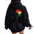 Love Africa Map Afrikan Pride African Diaspora Ancestry Women Oversized Hoodie Back Print Black