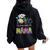 I Love Being Called Nana Sunflower Mother's Day Women Oversized Hoodie Back Print Black