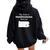 Love From My Sister In Pennsylvania Loves Me Long-Distance Women Oversized Hoodie Back Print Black