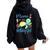 Meme Of The Birthday Girl Sea Party Turtle Birthday Women Oversized Hoodie Back Print Black