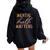 Mental Health Matters Awareness Counselor Worker Women Women Oversized Hoodie Back Print Black