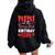 Mimi Of The Berry First Birthday Girl Strawberry Family Women Oversized Hoodie Back Print Black