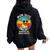 Mom Duck Queen Of The Quackery Mama Duck Mother's Day Women Oversized Hoodie Back Print Black