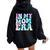 In My Mom Era With Groovy Graphic Cute Mom Women Oversized Hoodie Back Print Black