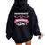 Mommy Of The Birthday Girl Mom Matching Birthday Women Oversized Hoodie Back Print Black