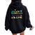 Mother Baby Nurse Dinosaur Postpartum Rn Ob Nurse Women Oversized Hoodie Back Print Black