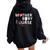 Mother Baby Rn Ob Nurse Women Oversized Hoodie Back Print Black