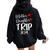 Mother Daughter Trip 2024 Family Vacation Mom Matching Women Oversized Hoodie Back Print Black
