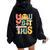 You Got This Motivational Testing Day Teacher Students Women Oversized Hoodie Back Print Black