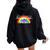 Nashville Pride Rainbow For Gay Pride Women Oversized Hoodie Back Print Black