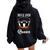 Outdoor Campfire Cooking Dutch Oven Queen Women Oversized Hoodie Back Print Black