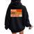 Peace Love Sunshine Mother Father Sun Lover Vintage Women Oversized Hoodie Back Print Black