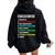 My Perfect Day Butterfly Watching Women Oversized Hoodie Back Print Black