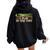 I Play In The Dirt Gardening Saying Crazy Plant Lady Women Oversized Hoodie Back Print Black