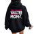 Pole Vaulter My Favorite Vaulter Calls Me Mom Pole Vault Women Oversized Hoodie Back Print Black