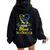 Proud Down Syndrome Mom Awareness Son Daughter Women Oversized Hoodie Back Print Black