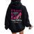 A Queen Was Born On May 4 4Th May Birthday Party Pink Women Oversized Hoodie Back Print Black