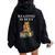 Reading Is Sexy Tiger Cat Reading Reading Women Women Oversized Hoodie Back Print Black
