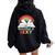 Reading Is Sexy Vintage Flower Book Retro Reader Book Lover Women Oversized Hoodie Back Print Black