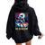 He Is Rizzin Christian Ice Hockey Lover Jesus Meme Religious Women Oversized Hoodie Back Print Black