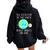 Rotation Of The Earth Makes My Day Science Mens Women Oversized Hoodie Back Print Black