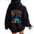 San Francisco Pride 2024 Beacon Of Love Rainbow Transgender Women Oversized Hoodie Back Print Black