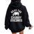 Save The Chubby Unicorns Rhino Rhinoceros Women Women Oversized Hoodie Back Print Black