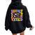 Science Vibes Retro 1St Day Of Back To School Groovy Teacher Women Oversized Hoodie Back Print Black