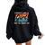 I Scout Like A Girl Try To Keep Up Camping Camper Women Oversized Hoodie Back Print Black
