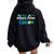 Sierra Leone Queen Women Oversized Hoodie Back Print Black