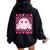 Six Is A Vibe Groovy 6Th Birthday 6Yr Old 6 Year Old Girls Women Oversized Hoodie Back Print Black
