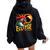 Solar Eclipse April 04 2024 Chicken Total Solar Eclipse 2024 Women Oversized Hoodie Back Print Black