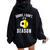 Sorry I Can't It's Soccer And Softball Season Mom Of Both Women Oversized Hoodie Back Print Black