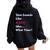 That Sounds Like A Bad Idea What Time Women Oversized Hoodie Back Print Black