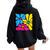 Subtle Pansexual Flower Floral Pan Pride Month Lgbtq Plant Women Oversized Hoodie Back Print Black