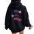 Summer Fashion Casual Girl Top Black Girl Magic Wand Women Oversized Hoodie Back Print Black