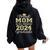 Super Proud Mom Of 2024 Graduate Awesome Family College Women Oversized Hoodie Back Print Black