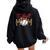 T Ball Mom Leopard Mother's Day Mama Ball Sport Player Women Oversized Hoodie Back Print Black