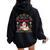 Tale As Old As Time Book Lover Wildflower Book Women Oversized Hoodie Back Print Black