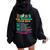 Teacher The Freedom Tour 2024 School's Out For Summer Back Women Oversized Hoodie Back Print Black