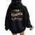 This Teacher Is Glowing Hello Summer A End Of School Women Oversized Hoodie Back Print Black