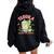 Tequila Cheaper More Than Therapy Tequila Drinking Mexican Women Oversized Hoodie Back Print Black