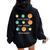 Three Eclipse To Learn Science Teacher Space Women Oversized Hoodie Back Print Black