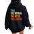 Tina The Woman The Myth The Legend First Name Tina Women Oversized Hoodie Back Print Black