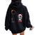 Totality Panda Solar Eclipse 08042024 Cute Eclipse Girls Women Oversized Hoodie Back Print Black